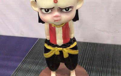 商場電影院創意卡通擺件玻璃鋼哪吒雕塑