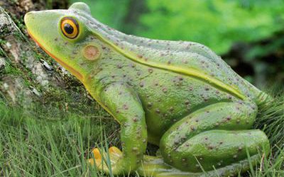 游樂場玻璃鋼仿真青蛙雕塑