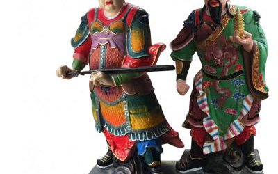 寺院供奉神佛護(hù)法玻璃鋼彩繪八大金剛雕塑