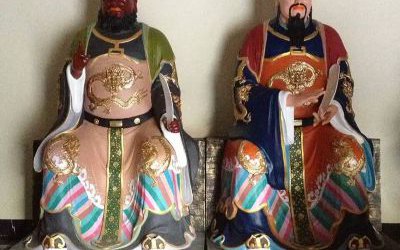 景區(qū)寺廟玻璃鋼彩繪閻王雕塑