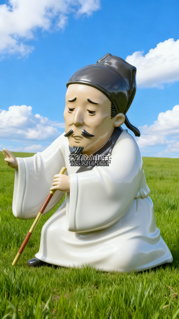 杜甫雕塑實(shí)拍圖