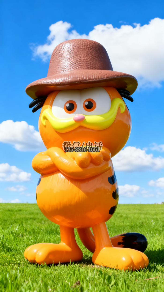 加菲貓雕塑實(shí)拍圖 加菲貓雕塑實(shí)拍圖