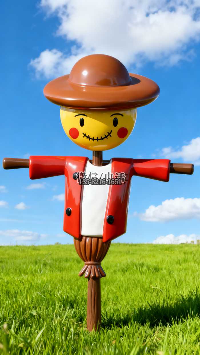 玻璃鋼稻草人雕塑