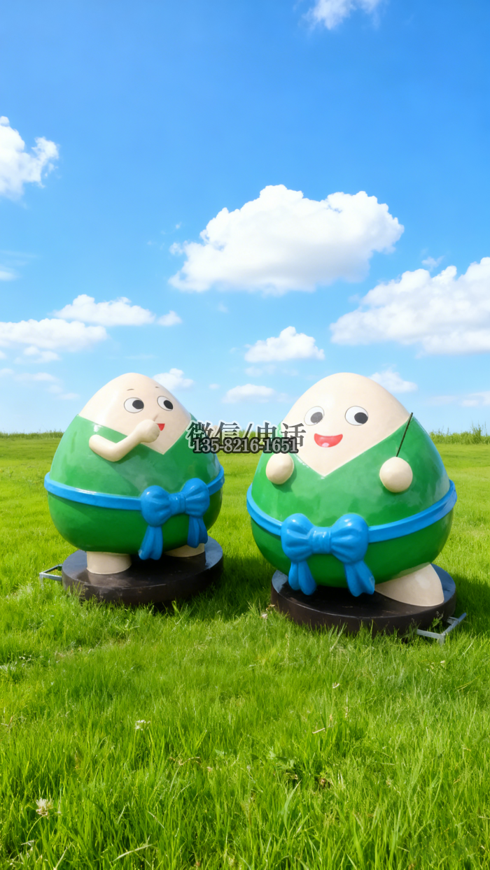 不銹鋼粽子雕塑