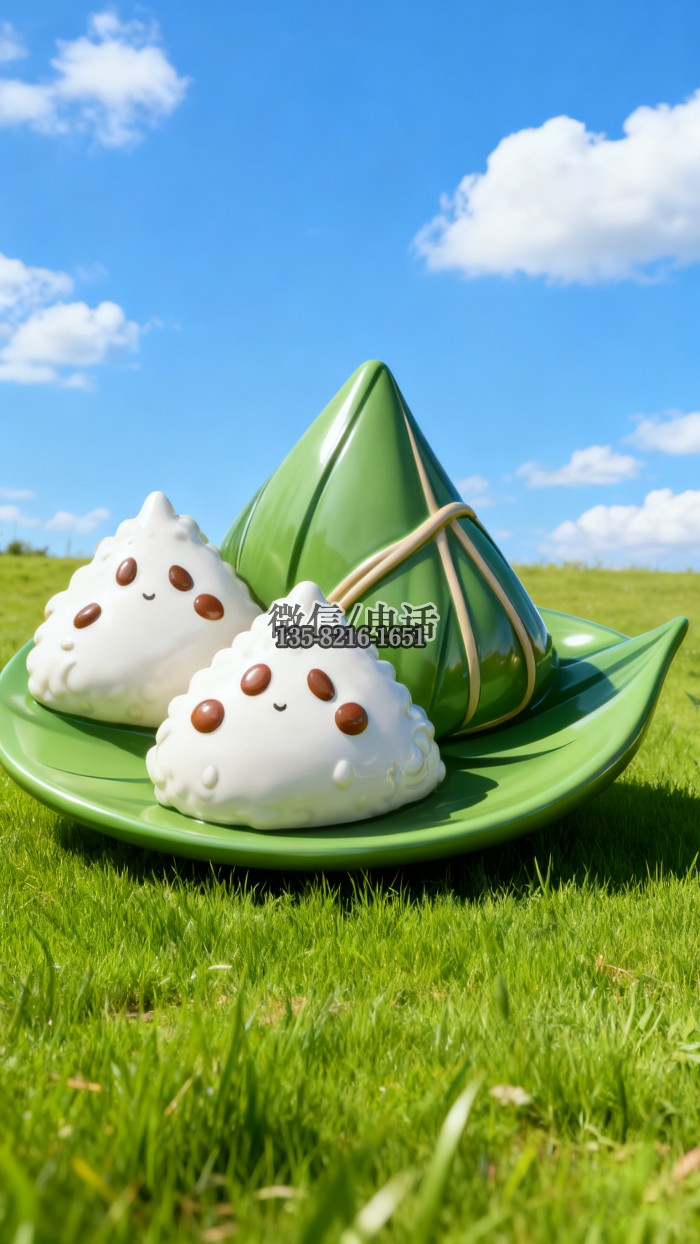 粽子雕塑實(shí)拍圖