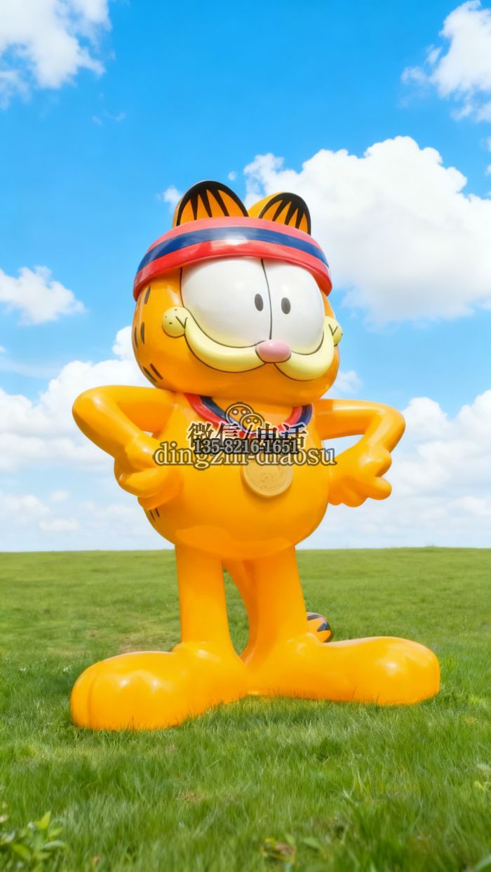 加菲貓雕塑 加菲貓雕塑